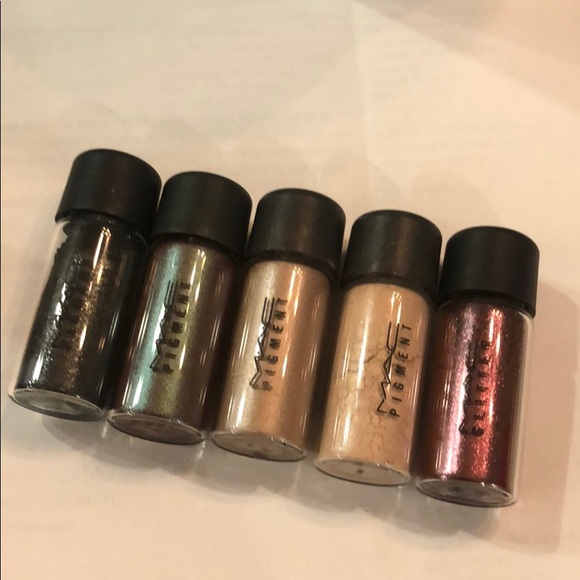 MAC Cosmetics Other - MAC Cosmetics pigment set of 5 - pigment/glitter